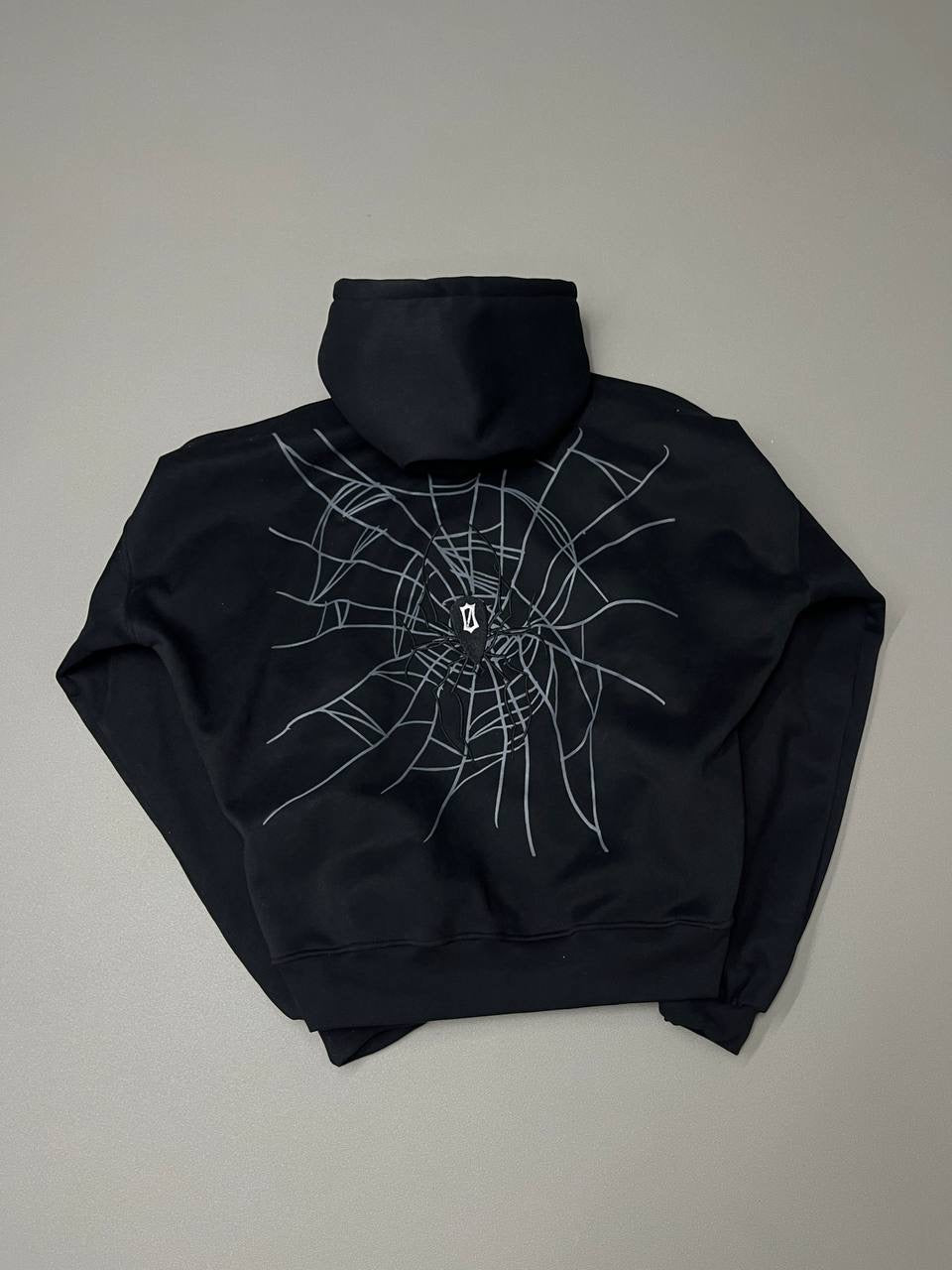 CROPPED SPIDER HOODIE