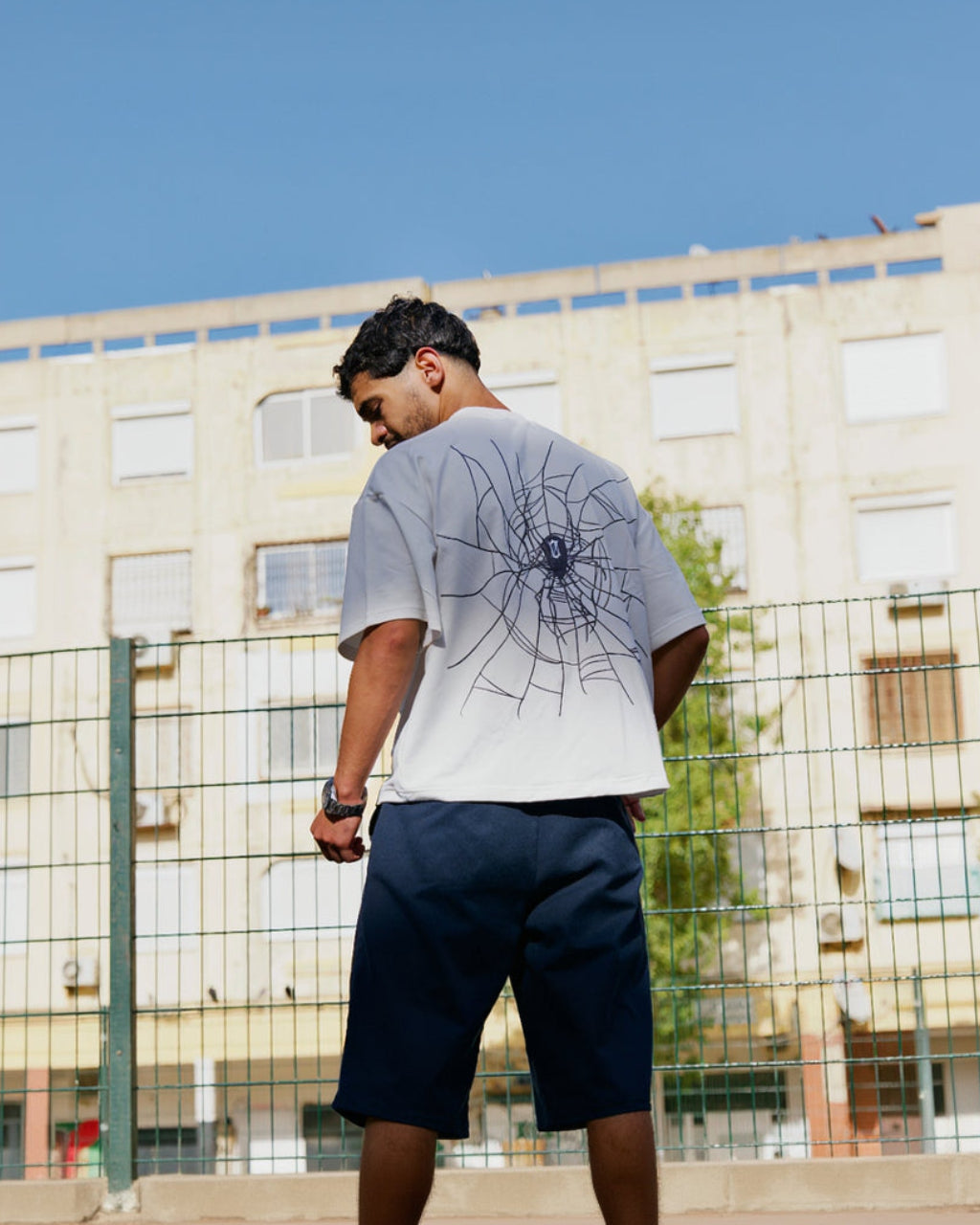 WHITE CROPPED T-SHIRT